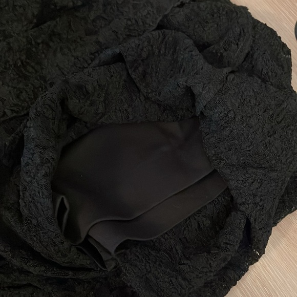 ZARA Special Edition Long Lace Strapless Dress - Picture 10 of 11